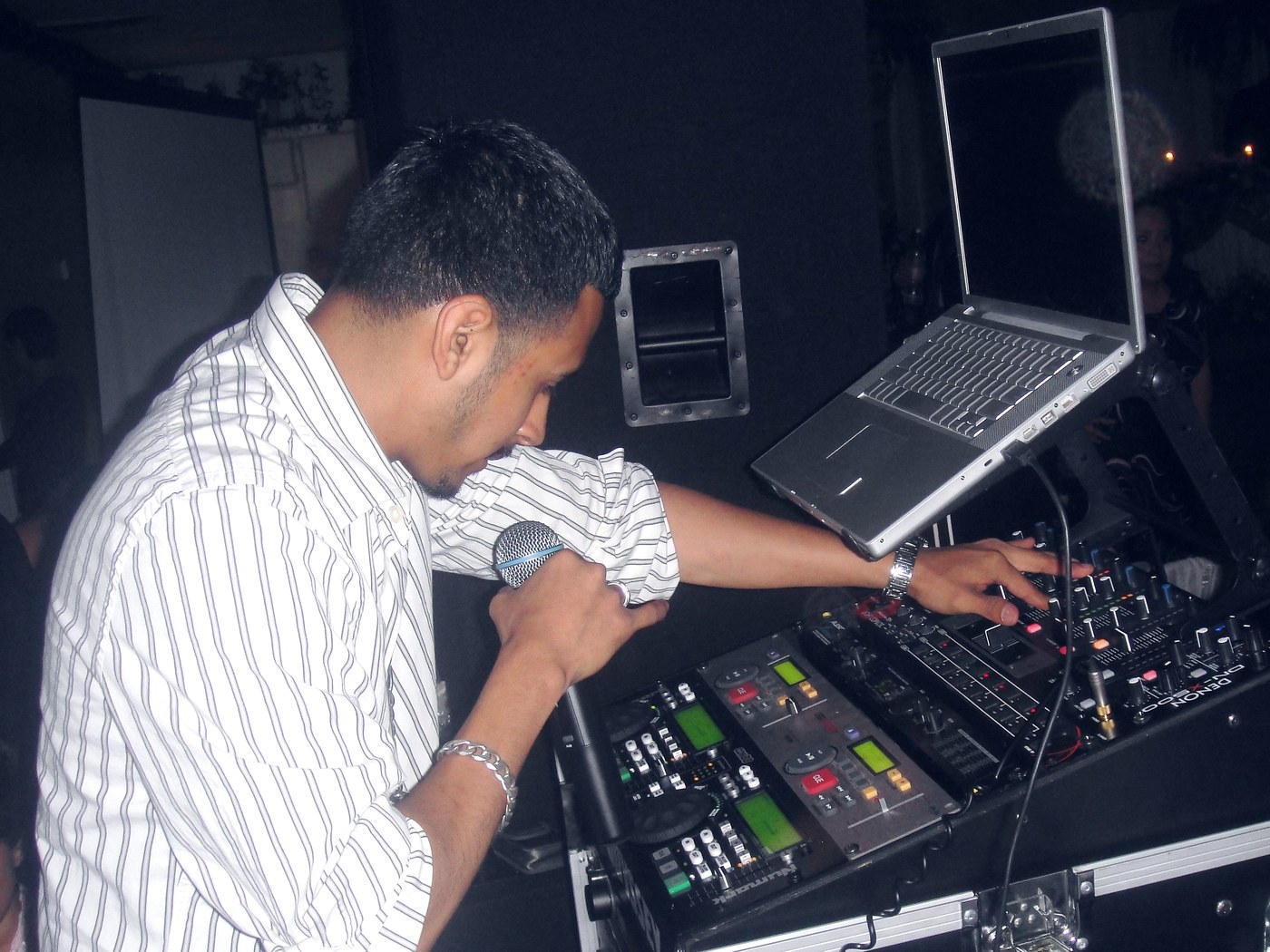 Working an event in Houston in 2009