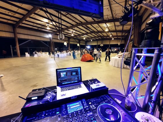 A barn reception, April 2021