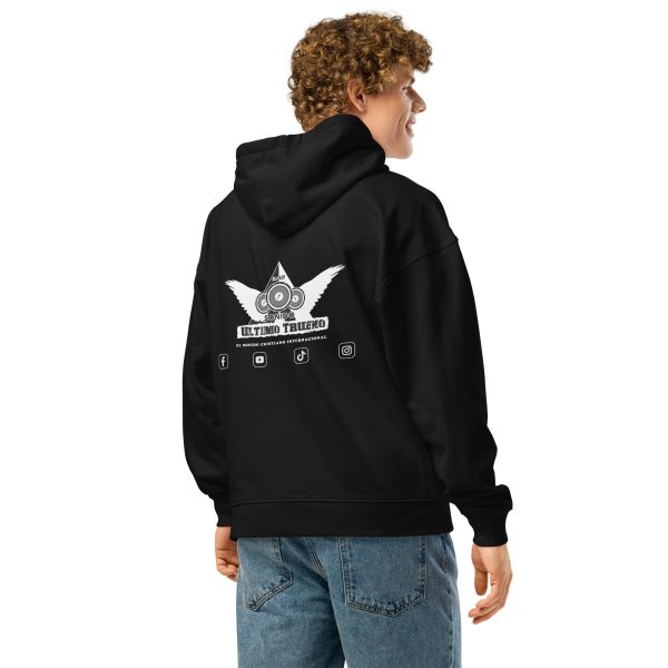 Sudadera suelta con capucha orgánica unisex - Image 2