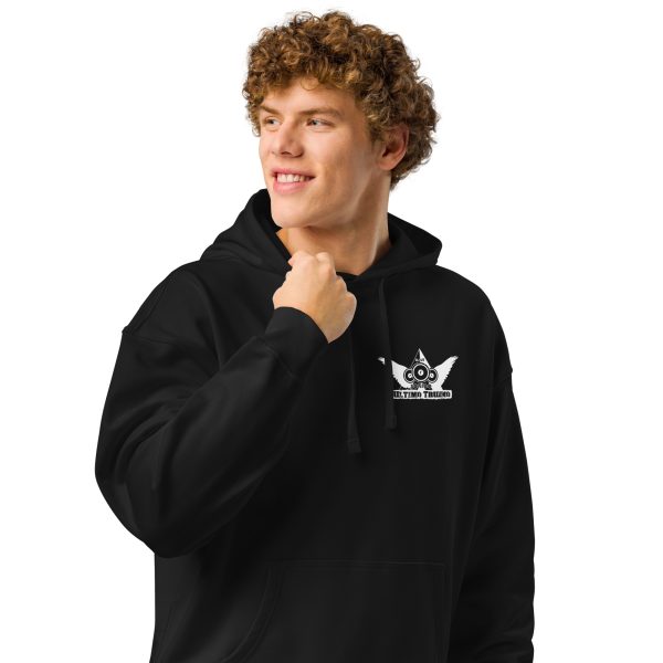 Sudadera suelta con capucha orgánica unisex